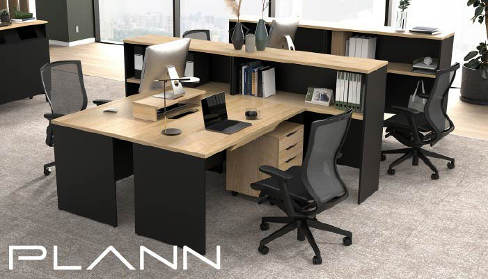 プラン木製デスクシリーズ