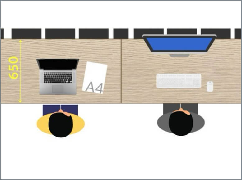 モニターサイズも考慮してデスク選びを