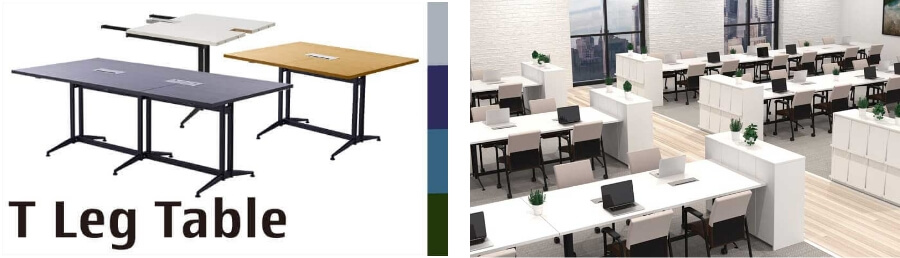 T Leg Table