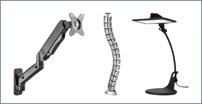 テーブル関連（ライト、配線収納など）