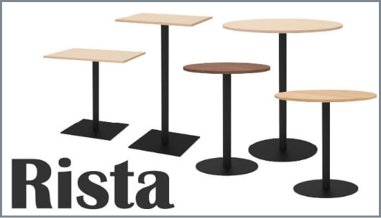 リスタカフェテーブル