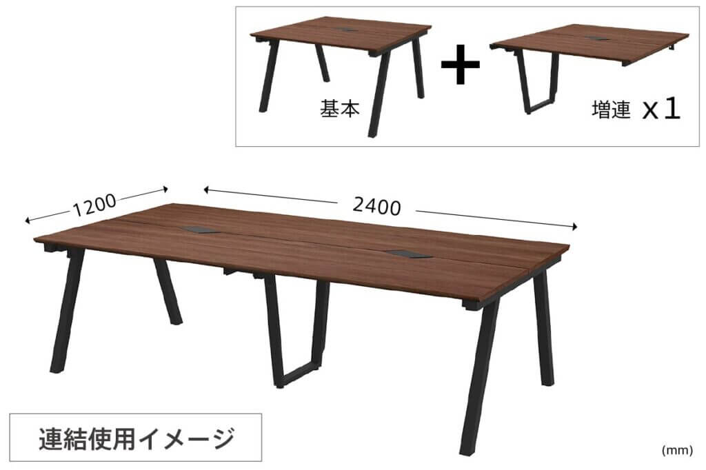 チルトフリーアドレス用テーブル | オフィス家具の通販ならアール