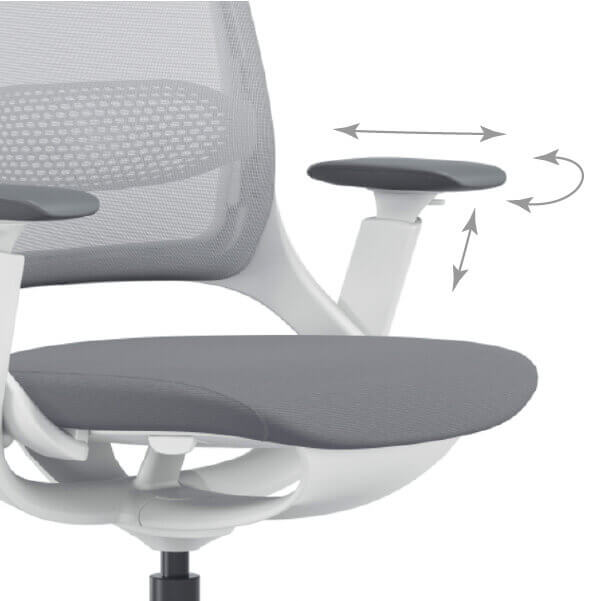 ハグオフィスチェア可動肘