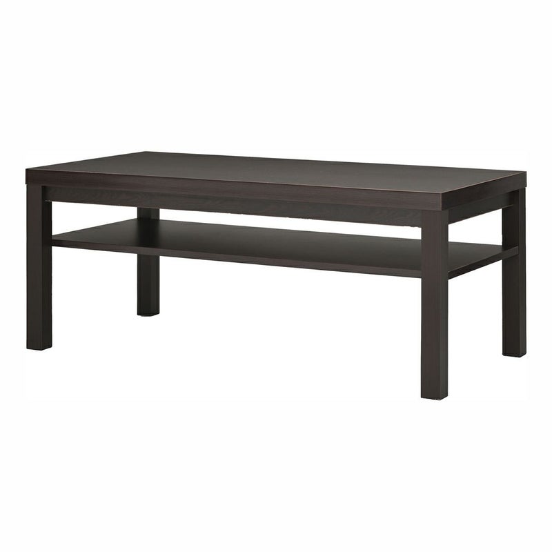 応接センターテーブル ワイド 棚付きダーク RFCFT-1155DA