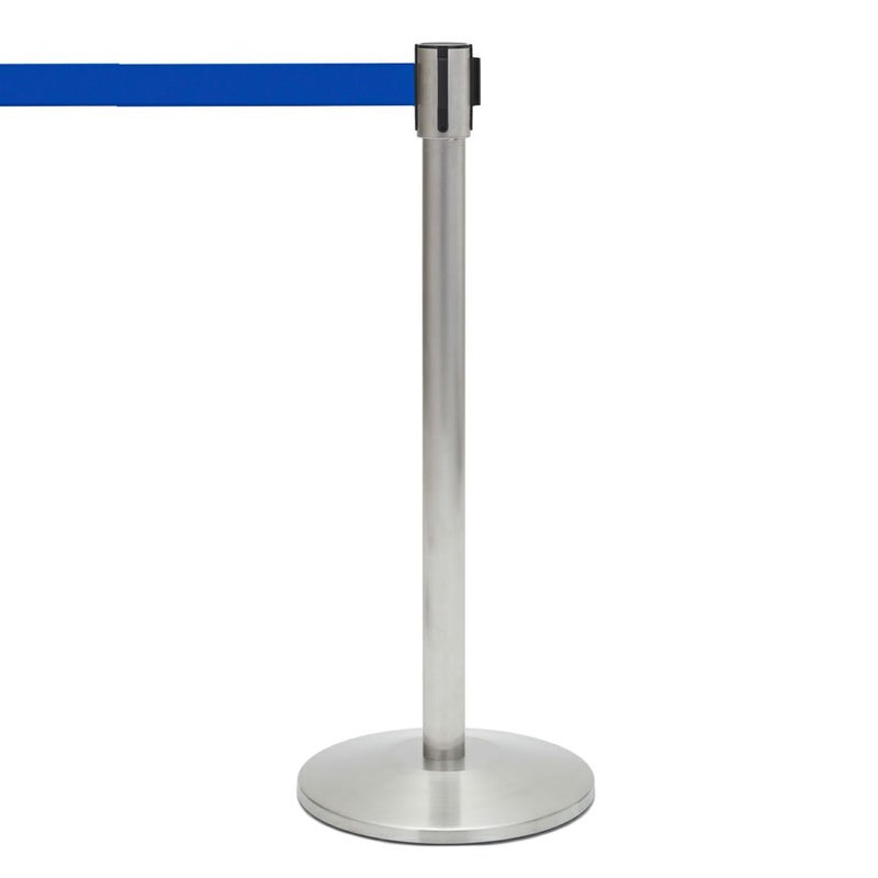 ポールパーテーションAタイプ ベルトブルー1本 RFPP-BL