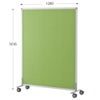 シンプルスクリーン掲示板 W1200（キャスター仕様）グリーン RFSCR-GNWCA