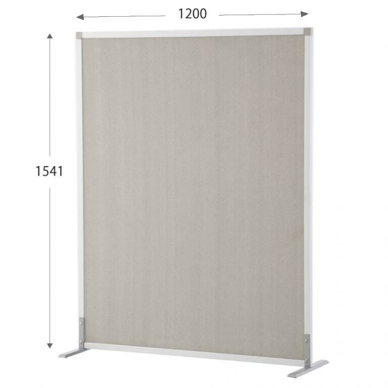 シンプルスクリーン掲示板 W1200アジャスター仕様 ライトグレー RFSCRW-LGY