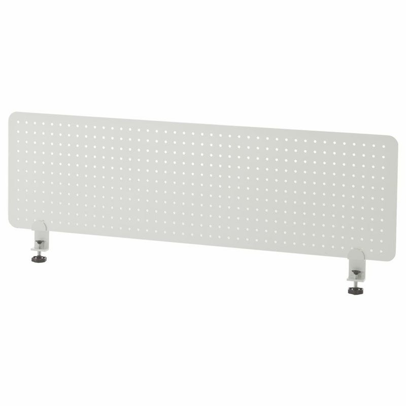 メタルデスクトップパネル W1000クランプ型ホワイト SHDTP-PWH10