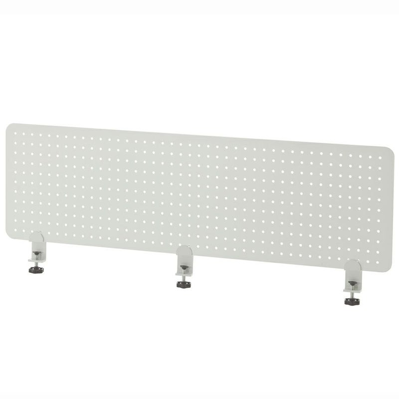 メタルデスクトップパネル W1200クランプ型ホワイト SHDTP-PWH12