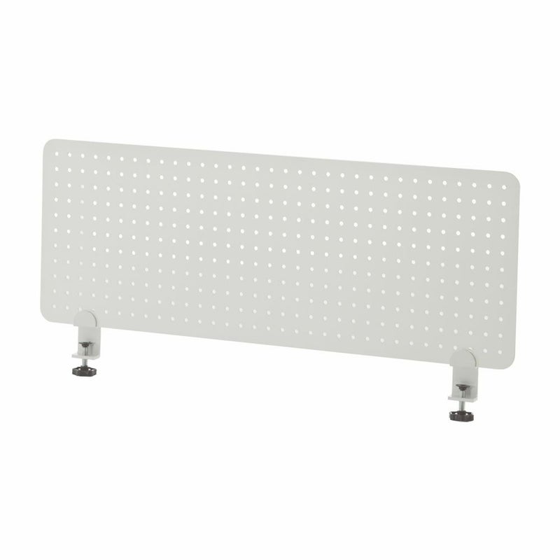 メタルデスクトップパネル W800クランプ型ホワイト SHDTP-PWH8