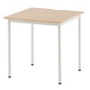 SHシンプルテーブル W700xD700ナチュラル SHST-700NA