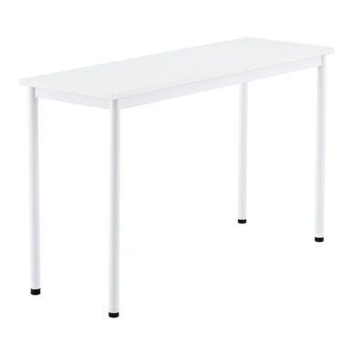 SHシンプルテーブル W1200xD400ホワイト Z-SHST-1240WHW