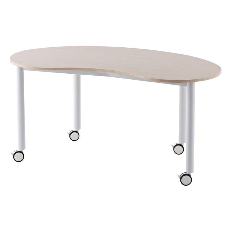 キャスターテーブル 豆型ナチュラル RFCTT-WL1476BNNA