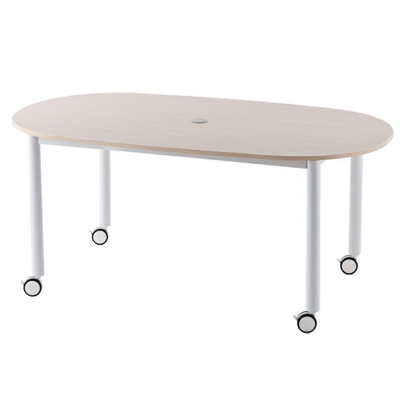 キャスターテーブル オーバルナチュラル RFCTT-WL1691OVNA