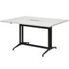 T字脚大会議テーブル W1300×D1000基本ホワイト RFTMT-1310WH