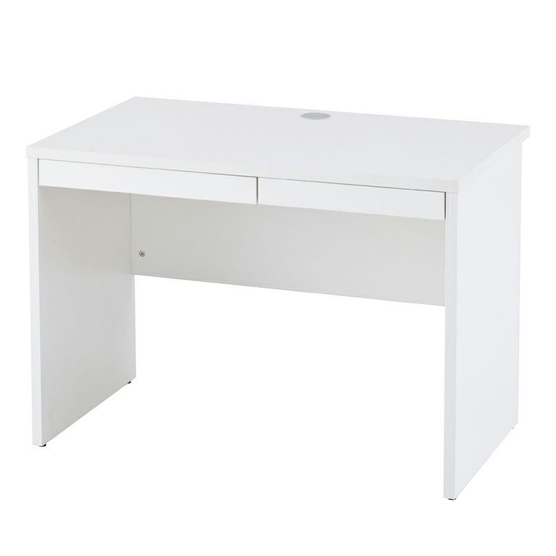 ノルム 木製デスク2 引出付きW1000ホワイト Z-RFPLD-1060W2-BD