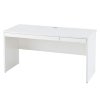ノルム 木製デスク2 引出付きW1400ホワイト Z-RFPLD-1460W2-BD