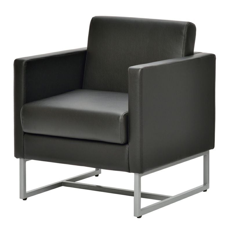 ループ脚ソファ 1人掛けブラック GZLPSF-1BK