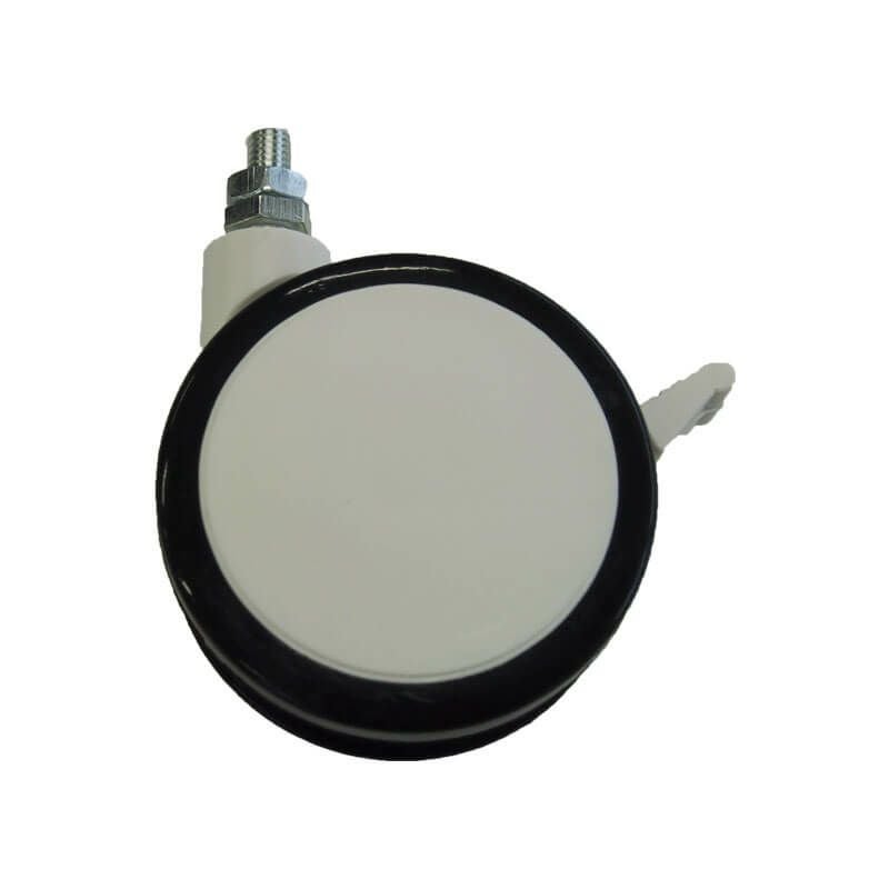 ストッパー付きキャスター（キャスターテーブル用旧仕様）1個/専用ナット・スパナ付