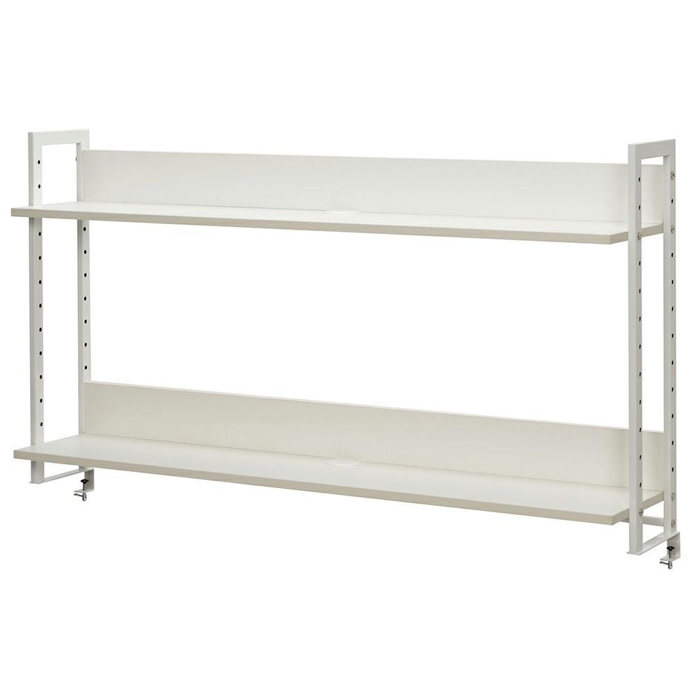 ワーキングデスク上置ハイシェルフ W1400ホワイト GZUSRH-1400WH