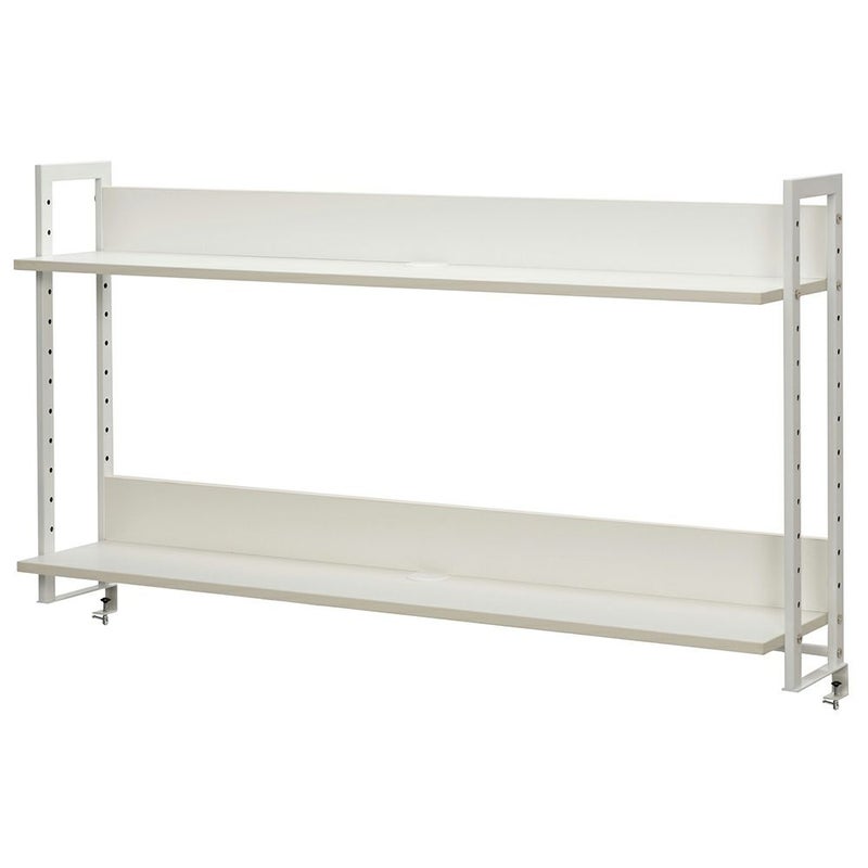 ワーキングデスク上置ハイシェルフ W1400ホワイト GZUSRH-1400WH