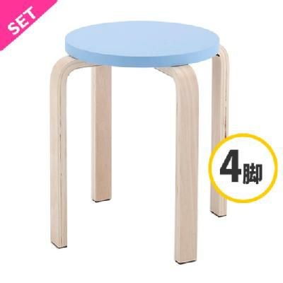 木製丸椅子グリーン1脚入Z-SHSC-1GN | オフィス家具の通販ならアール