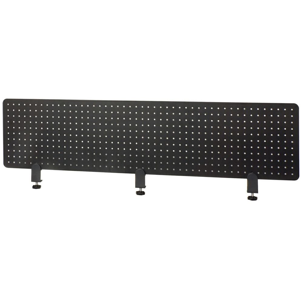 メタルデスクトップパネル W1200 クランプ型ブラック SHDTP-PBK12