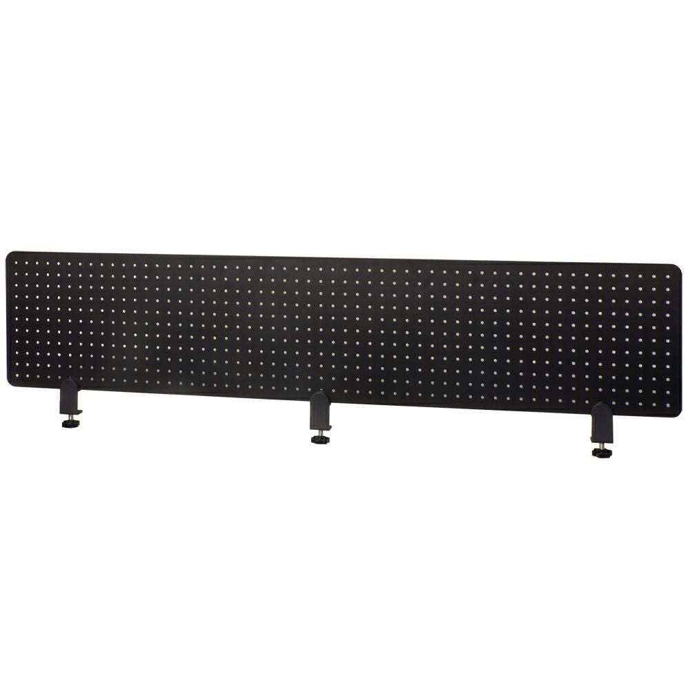 メタルデスクトップパネル W1400 クランプ型ブラック SHDTP-PBK14