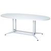 OAオーバルテーブル W1800xD900ホワイト RFOVT-OA1890WH