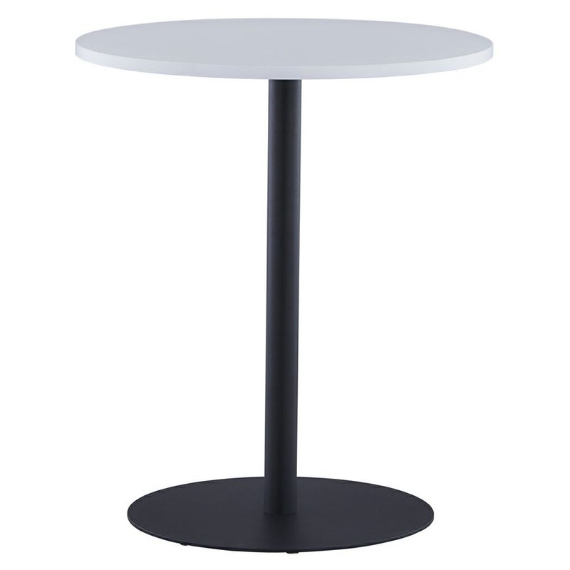 リフレッシュテーブル３φ600ホワイト×ブラック脚RFRT3-600WH-BL