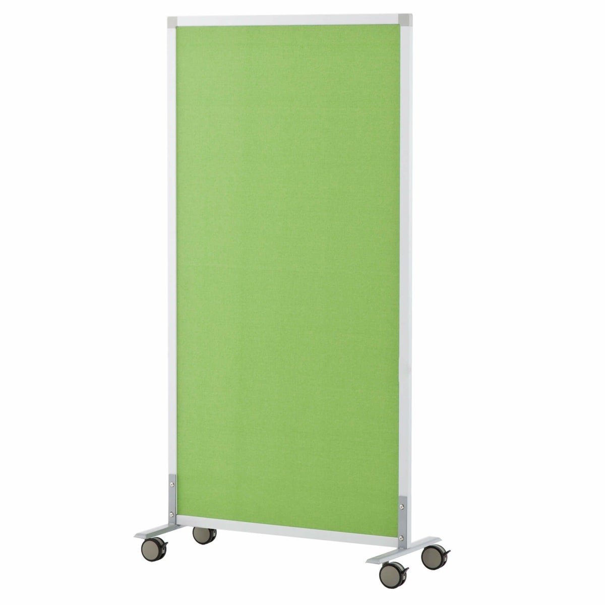シンプルスクリーン掲示板 W800グリーンXPS材 キャスター仕様  RFSCR-GNXCA
