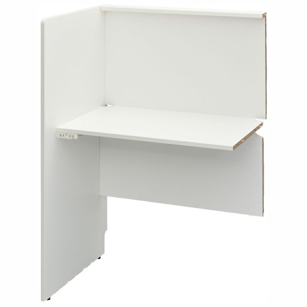 RFPCブース2  W800xD600 増連ホワイト2ヶ口コンセント付き  RFPCB2-8060ADWH-NC