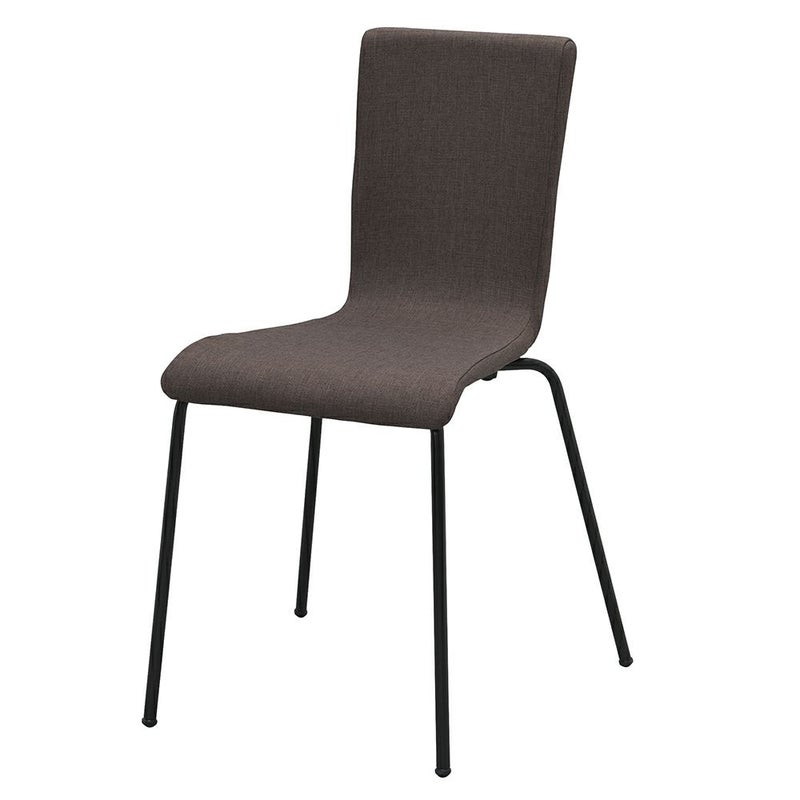 ファブリックチェアⅡ ブラウン×ブラック脚 RFC-FPBR2BF