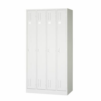 スタンダードロッカー4人用4連2号ALホワイト