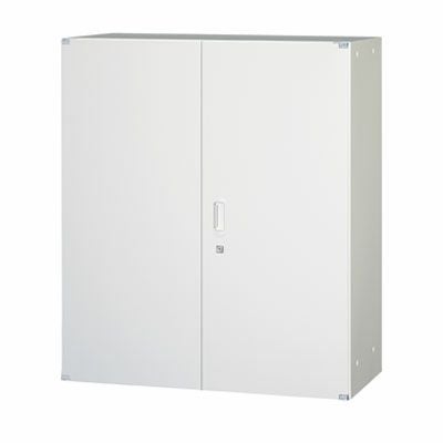 壁面スチール収納両開戸ALホワイトRFUAH-W11