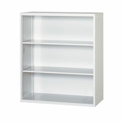 壁面スチール収納オープン ALホワイトRFUAO-W11