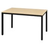 ミーティングテーブル W1200xD750 ナチュラルxブラック脚 RFD2-1275NTBL