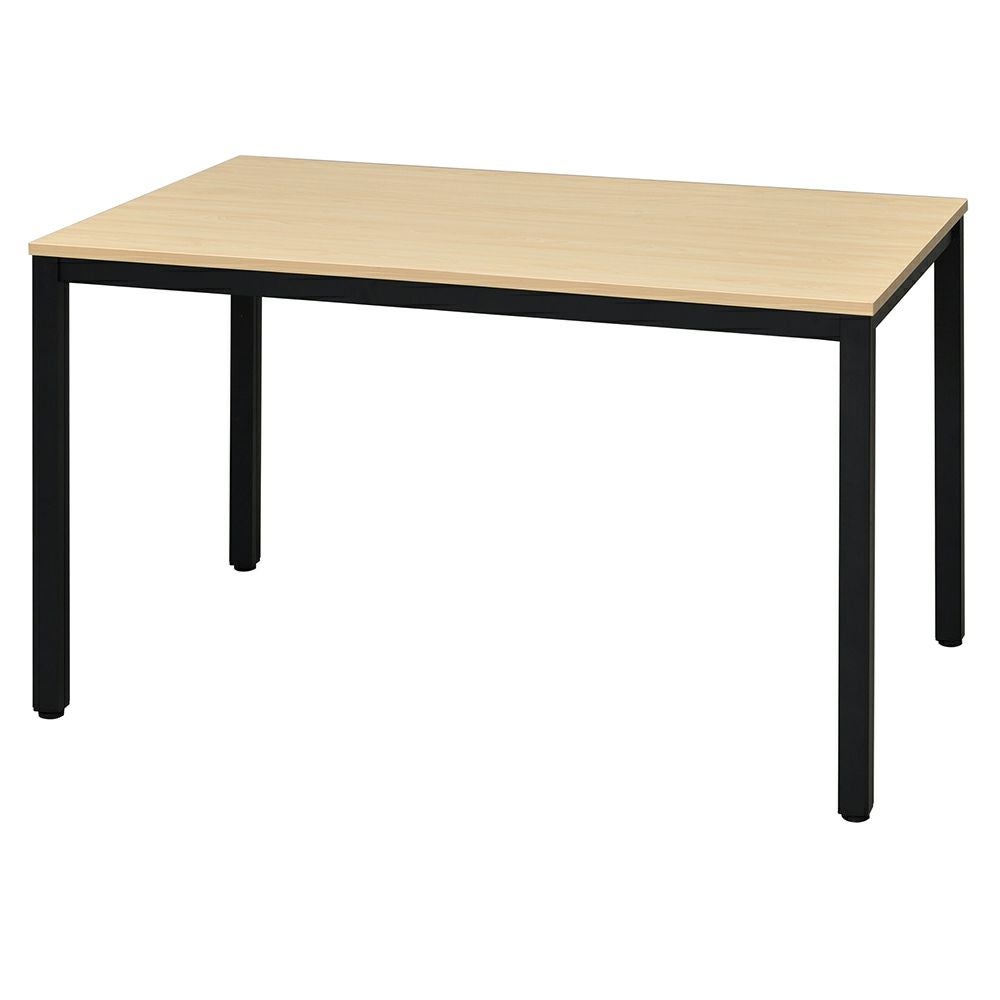 ミーティングテーブル W1200xD750 ナチュラルxブラック脚 RFD2-1275NTBL