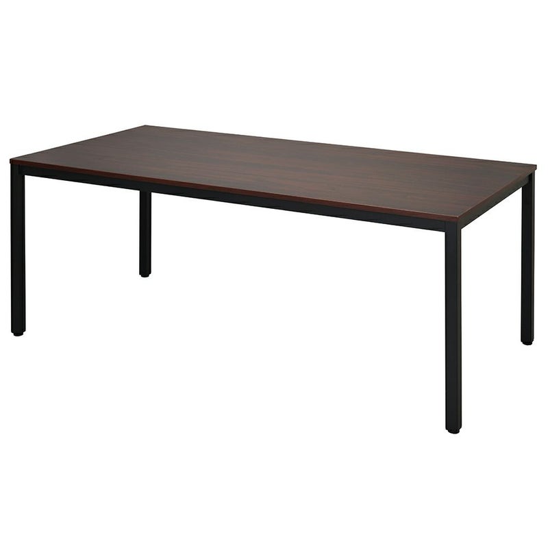 ミーティングテーブル W1800xD900ダークxブラック脚 RFD2-1890DTBL