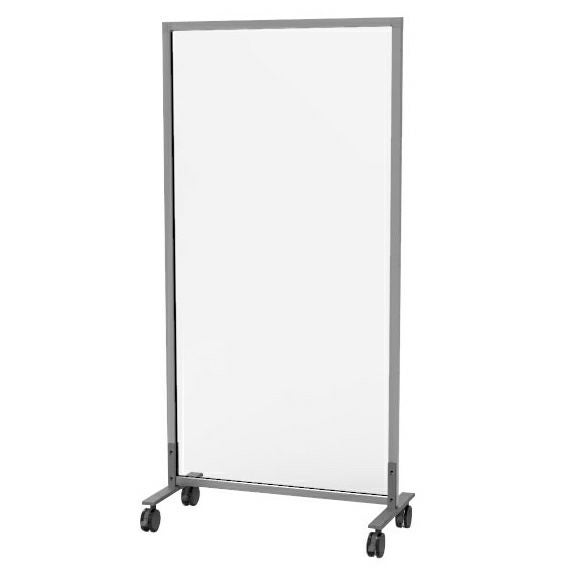 シンプルスクリーン W800クリア  キャスター仕様 RFSCR-CLCA