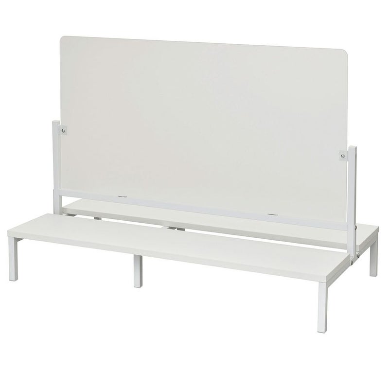 対面机上台 W950ホワイトフロストパネル付き RFTR-DTP95WH-FR