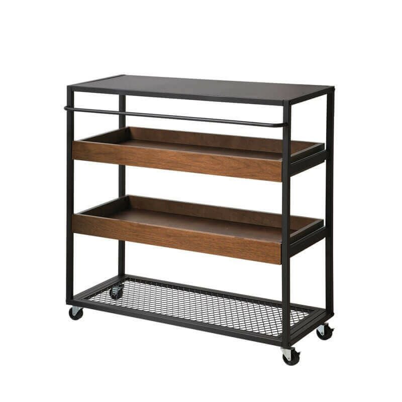 anthemアンセム Wagon Rack キャスター付きワゴンラック ブラウン ANW-2838BR