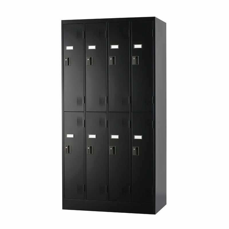 スタンダードロッカーTLKシリーズ8人用4列2段シリンダー錠マット