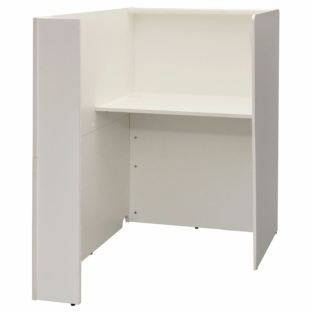 パーソナルブースW836×D1200ホワイトRFPSB-0812WH | オフィス家具の