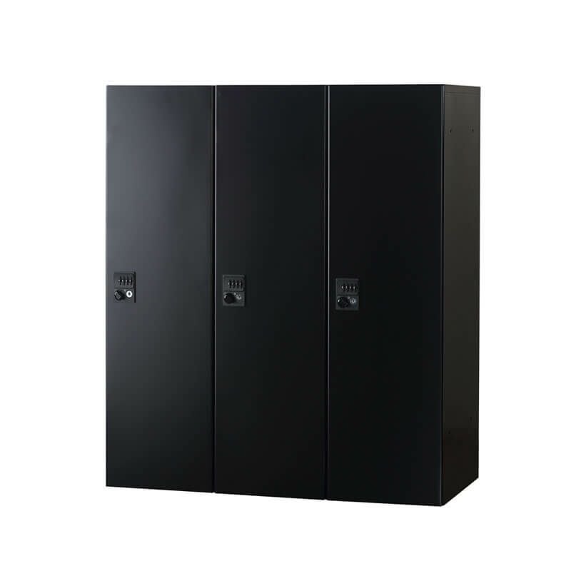 HOSパーソナルロッカー2列1段上置き用H525ダイヤル錠ホワイト◇HOS