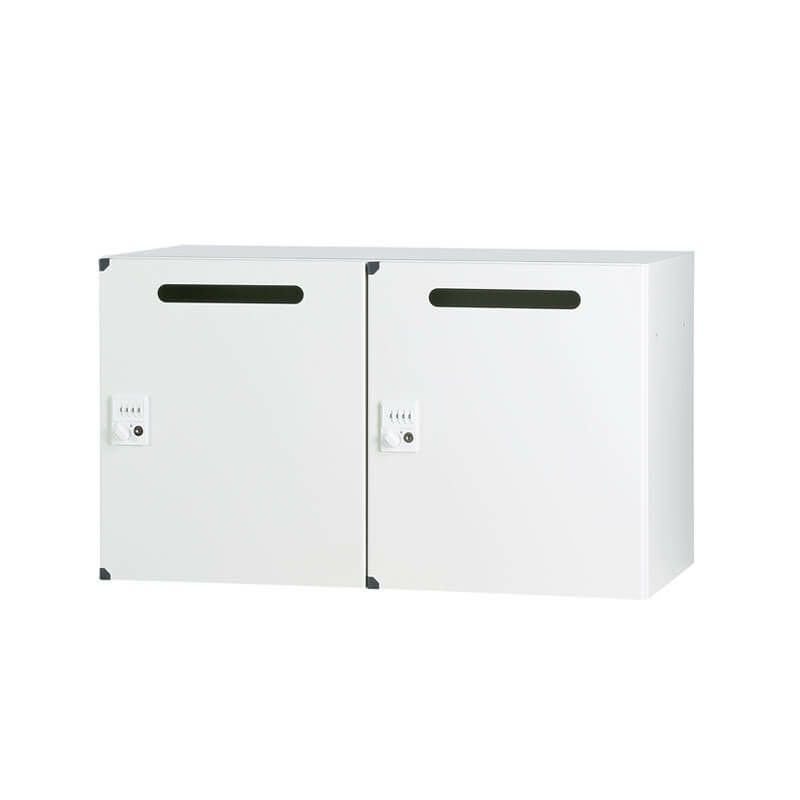 ③HOSパーソナルロッカー2列1段上置き用H525 ダイヤル錠 HOSパーソナルロッカー2列1段上置き用H525ダイヤル錠ホワイト◇HOS