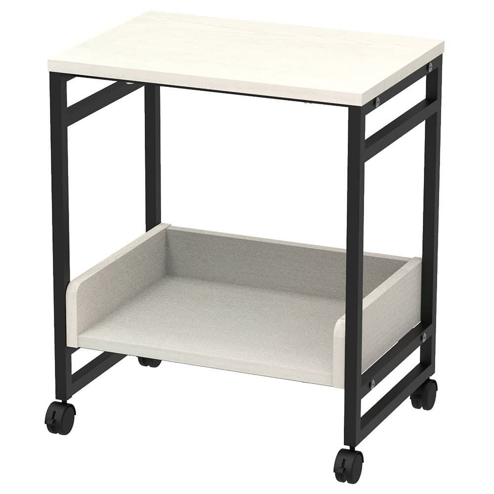 Lilリル キャスターシェルフ ホワイトウッド RFWCS-5035WG