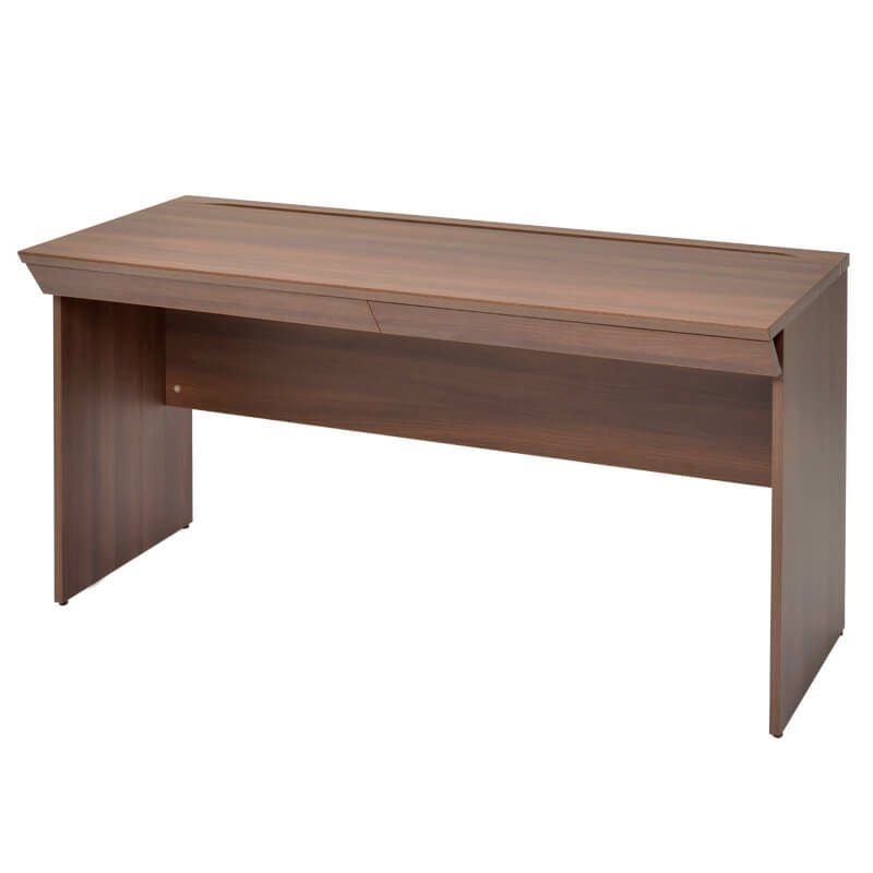 RF木製デスクⅡW1400 引出付き ダーク