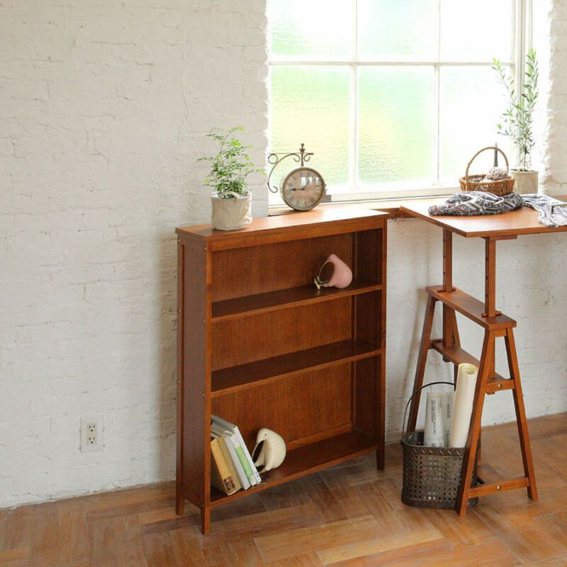 個人宅配送可能商品】ブックシェルフ ブラウン hommage Book Shelf