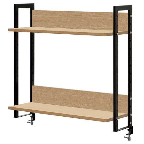 ワークデスクⅡ上置ハイシェルフW800 ナチュラル